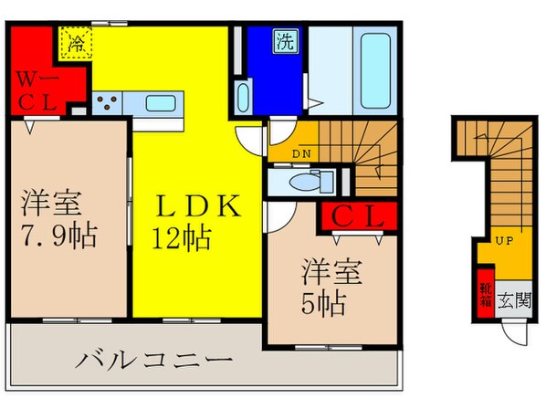 AVENIR蒼の物件間取画像